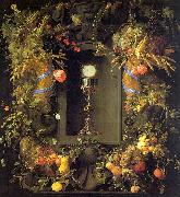 Jan Davidz de Heem Eucharist in a Fruit Wreath china oil painting artist